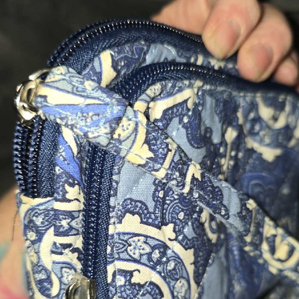 Blue Patterned Crossbody Bag - Picture 4 of 6